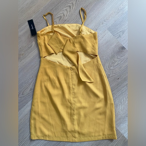 Lulus Toast To Life Mustard Yellow Mini Dress. NWT. - Picture 7 of 7